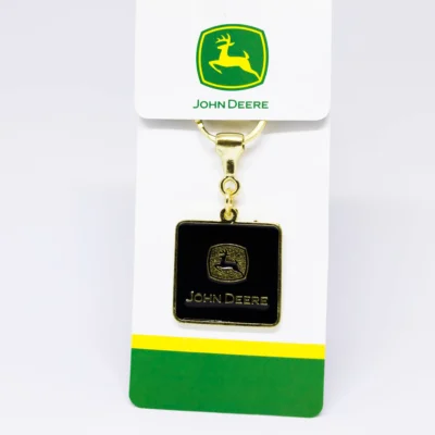 CHAVEIRO DE METAL JD - LOGO - DOURADO / PRETO