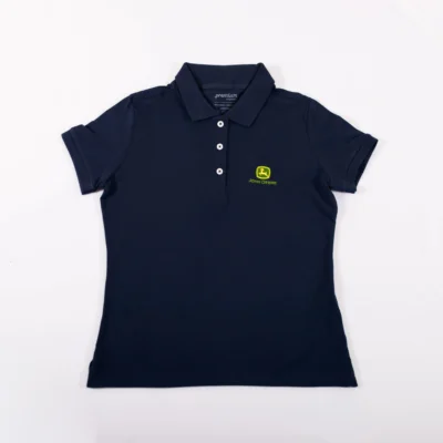POLO PIQUET FEM. CLASSIC - JOHN DEERE - AZUL